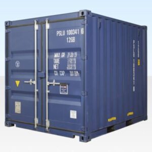 10 Fuß x 8 Fuß Versandcontainer (eine Fahrt) – Blau
