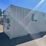 20 Fuß Büro in renoviertem Schiffscontainer