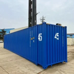 Neuer 45 Fuß High Cube-Versandcontainer – kräftiges blaues Finish