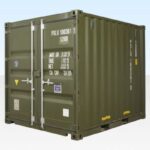 10 Fuß x 8 Fuß Versandcontainer (eine Fahrt) – Grün