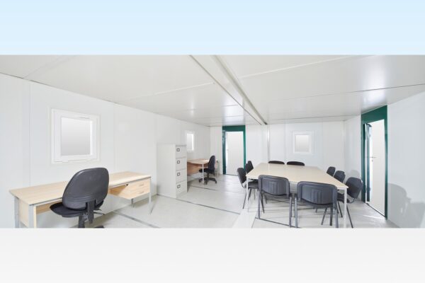 6,5 m x 4,6 m, seitlich verbundenes Flatpack-Containerbüro - Image 2