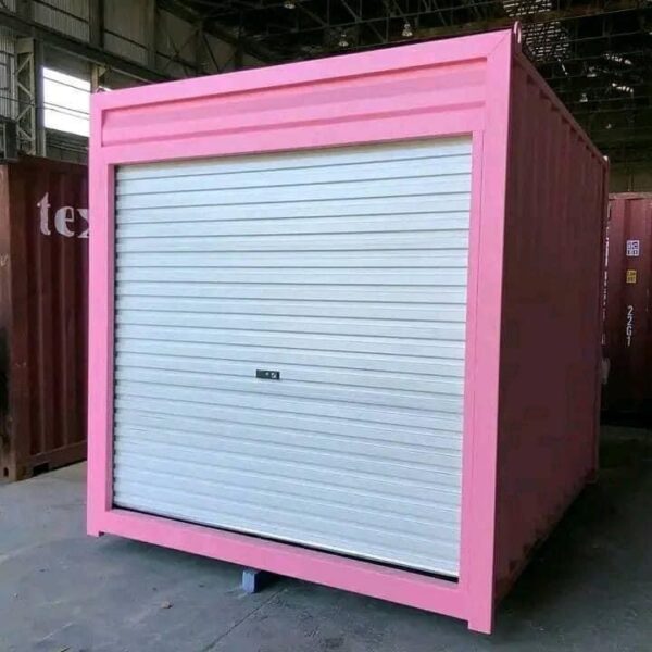 10-Fuß rosa Container mit Rolltor - Image 2