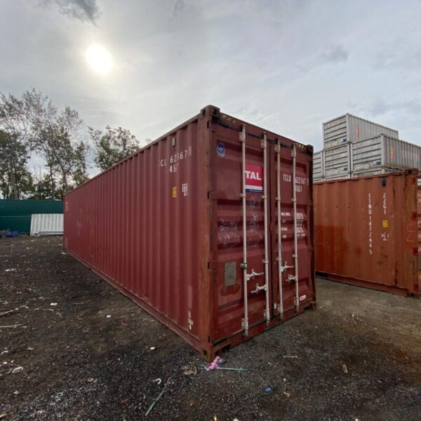 Sauberer, gebrauchter 40-Fuß-Versandcontainer. - Image 3