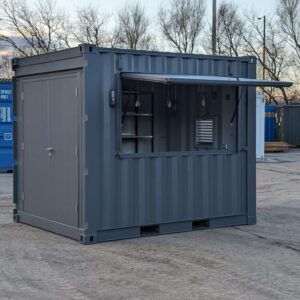 10-Fuß-Container nach Maß mit stilvoller Pop-up-Bar