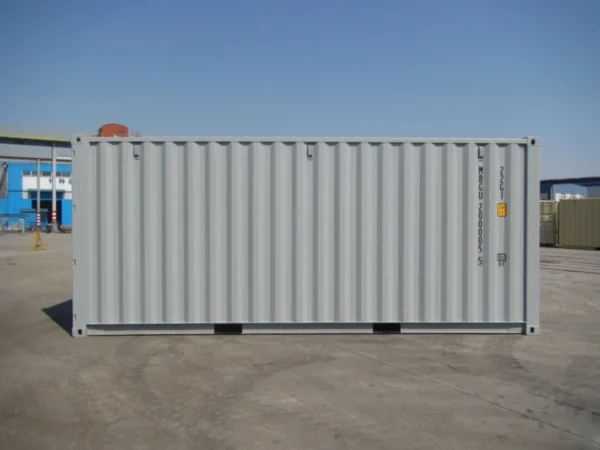 Grauer, neu gebauter 20-Fuß-Versandcontainer - Image 3